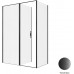 Душевой уголок Allen Brau Priority 140x80 3.31036.BBA + 3.31042.BBA черный браш 