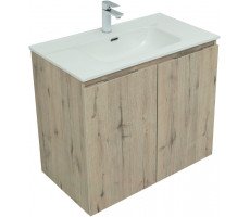Тумба под раковину Aquanet Алвита New 80 2 дверцы, дуб веллингтон белый Тумба под раковину Aquanet Алвита New 80 2 дверцы, дуб веллингтон белый