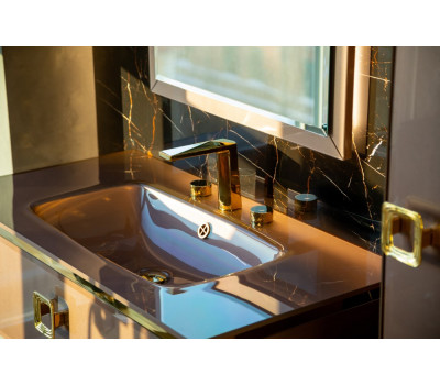 Столешница стекло 100см моноблок Armadi Art Лиловый 852-100-PU 