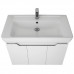 Тумба с раковиной подвесная Dreja Q(D) 80 см, белый