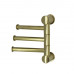 Держатель полотенец тройной WasserKRAFT K-1053BRUSHED GOLD золото 
