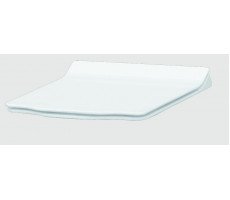 крышка для унитаза Hermitage (петли золото) микролифт Ультратонкое съемное сиденье для удобства уборки. Boheme 956-G 