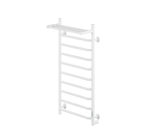 Полотенцесушитель электрический Comfysan Scola EC-10 100/40 с полкой, белый 