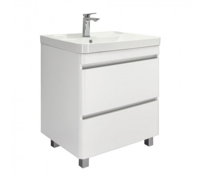 Тумба-умывальник напольная Comforty Валдай-70Н белая матовая с раковиной 4470 00-00020836 