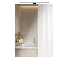 Зеркало-шкаф 50х70 см AZARIO AZ-ZC-022CS в алюминиевом корпусе, сенсорный выключатель с функцией диммера