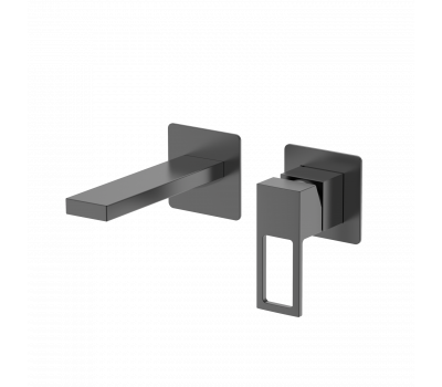 Смеситель для раковины DQ Dortmund встраиваемый настенный графит DA1714406 
