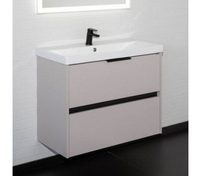 Тумба-умывальник Comforty Селенга-80 серый шелк с раковиной CF19696BX-80 00-00021982 