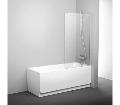 Шторка для ванны неподвижная Ravak PVS1 80х140 цвет профиля сатин 79840U00Z1 Шторка для ванны неподвижная Ravak PVS1 80х140 цвет профиля сатин 79840U00Z1