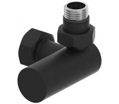 Вентиль Сунержа 3D G 1/2" НР х G 3/4" НГ правый цилиндр цвет-тёмный титан муар 15-1403-1234 