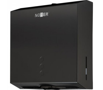  Диспенсер для бумажных полотенец Nofer из  стали черный  NOFER 04006.N 