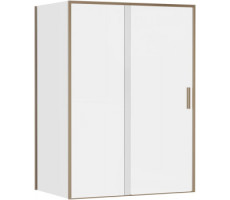 Душевой уголок Aquanet Pleasure Evo 140x90 AE65-140x90-GBT профиль золото-никель браш, прозрачное стекло_ 