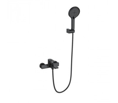 Смеситель для ванны Black&White GL-9101-MB (душевой шланг и лейка в комплекте)  
