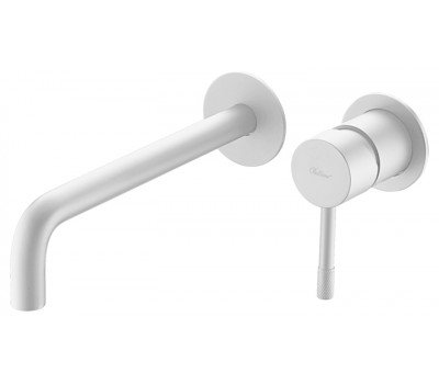Смеситель для умывальника из стены Boheme Uno Matt White 465-MW 
