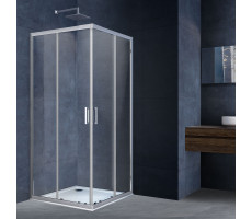 Душевой уголок Vincea Rapid VSS-3R80/90CL (800-900)x(800-900), хром, стекло прозрачное 