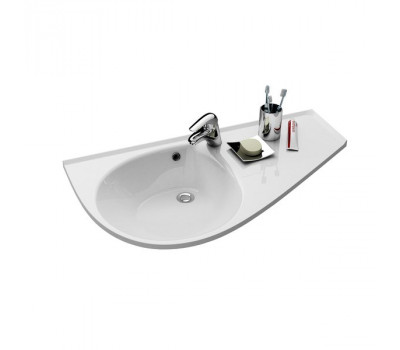 Раковина -столешница Ravak Avocado 95х53х16.5 литьевой мрамор, цвет Белый XJ9P1100000 Раковина -столешница Ravak Avocado 95х53х16.5 литьевой мрамор, цвет Белый XJ9P1100000