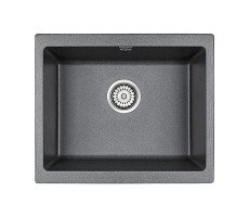 Мойка кварцевая GERA, PM205546-DG, графит, 555х460, подст. мон. Paulmark 