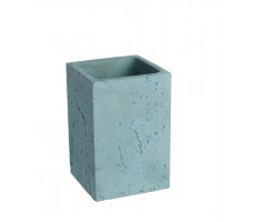 Стакан для зубных щеток FIXSEN Gusto FX-300-3 хром | бирюзовый 