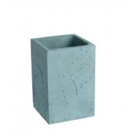 Стакан для зубных щеток FIXSEN Gusto FX-300-3 хром | бирюзовый 