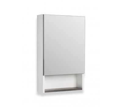 Зеркальный шкаф Runo Бари 40 железный камень (00-00001384) 