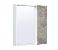 Зеркальный шкаф Runo серый бетон Манхэттен 65 (00-00001016) 