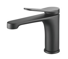 Смеситель для раковины Shevanik S6201H, черный