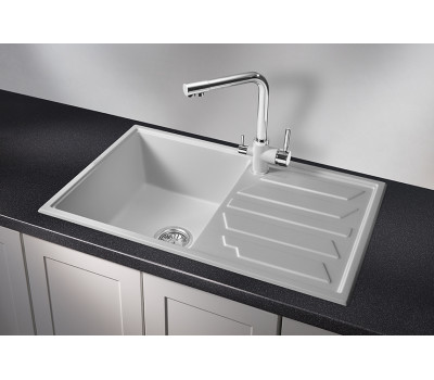 Кухонная мойка GRANULA 8002, СЛАНЕЦ, кварц 