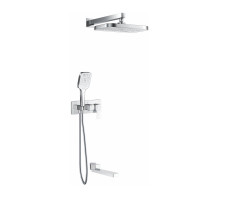 Душевая система встраиваемая Rose R1035, хром Душевая система встраиваемая Rose R1035, хром