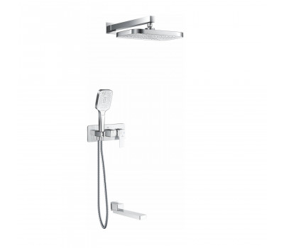 Душевая система встраиваемая Rose R1035, хром