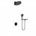 Душевой комплект Vincea Inspire VSFW-3I22MT3RMB встраиваемый, термостатический, двухрежимный, черный 