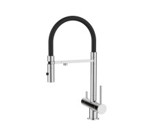 Смеситель для кухни IDDIS Ace ACESBFFi05 с фильтром и гибким изливом, хром