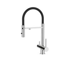 Смеситель для кухни IDDIS Ace ACESBFFi05 с фильтром и гибким изливом, хром