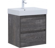 Тумба с раковиной Aquanet Nova Lite 60 2 ящ. цв. дуб серый (305233) Тумба с раковиной Aquanet Nova Lite 60 2 ящ. цв. дуб серый (305233)
