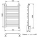 Полотенцесушитель Электрический Ника TRAPEZIUM ЛТ (Г2) 100/60 правый тэн хром 