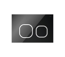 Клавиша смыва IDDIS чёрная Uniglass 001 UNG01BCi77  