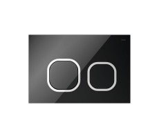 Клавиша смыва IDDIS чёрная Uniglass 001 UNG01BCi77   Клавиша смыва IDDIS чёрная Uniglass 001 UNG01BCi77