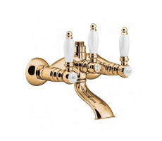 Смеситель для ванны GATTONI Vivaldi Lever 1300613D0oro Золото 