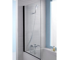 Душевая шторка на борт ванны STRUKTURA 80x140 профиль черный Jacob Delafon E6D042-BL Душевая шторка на борт ванны STRUKTURA 80x140 профиль черный Jacob Delafon E6D042-BL