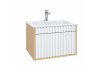 Тумба под раковину Onika Дайлер 60 подвесная белая/дуб сонома (ум. Бергамо Нова 60) 106150 Тумба под раковину Onika Дайлер 60 подвесная белая/дуб сонома (ум. Бергамо Нова 60) 106150