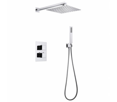 Душевая система ABBER Daheim AF8251 скрытого монтажа без излива, термостат, хром Душевая система ABBER Daheim AF8251 скрытого монтажа без излива, термостат, хром