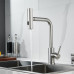 Смеситель для кухни с мультифункциональным изливом Raffine F203L, сатин