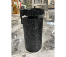 Пьедестал для раковины Armadi Art SOLE Corian Nero Marquina 801/40-Base-NM 