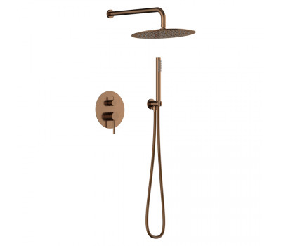 Душевая система встраиваемая Knotlor SS-26/RB, бронза
