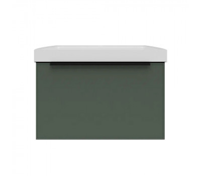 Тумба под раковину подвесная La Fenice SIMPLA FNC-01-SIM-G-60, серо-зелёная  Тумба под раковину подвесная La Fenice SIMPLA FNC-01-SIM-G-60, серо-зелёная