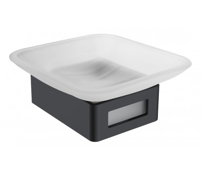 мыльница Chrome & Black коллекция Q Boheme 10943-CR-B 