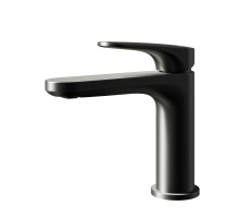 Смеситель для раковины KNOTLOR KN-80/GM вороненая сталь матовый 