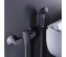 Смеситель для душа с гигиеническим душем Damixa Jupiter 778000300 Черный Смеситель для душа с гигиеническим душем Damixa Jupiter 778000300 Черный