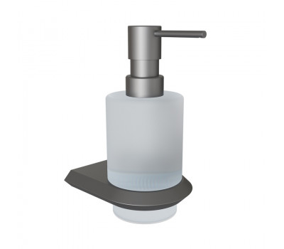 Дозатор жидкого мыла Knotlor LD103GM оружейная сталь матовый 