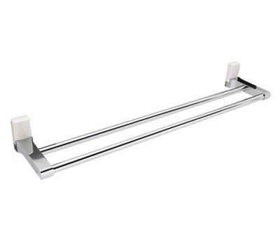 Держатель полотенец WasserKRAFT Leine K-5000 WHITE 5040W белый матовый/хром 