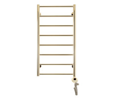 Полотенцесушитель электрический Domoterm Медея Медея П8 400x800 ER золото золото Полотенцесушитель электрический Domoterm Медея Медея П8 400x800 ER золото золото