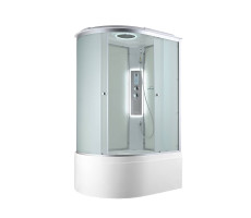 Душевая кабина AvaCan C5012R LED матовый Хром 